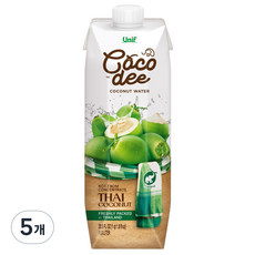 UNIF COCODY 椰子水, 5個, 1L