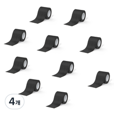 Daybyday 데이바이데이 밴드 5cm x 4.5m 블랙, 4개, 10개입