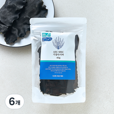 ASC MSC 기장 다시마, 6개, 40g