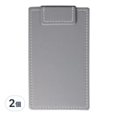 珠友文化 升級版磁性帳單夾 A6, 灰色, 2個