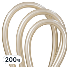 셈퍼텍스 요술 풍선 260S, 실크 골드더스크, 200개