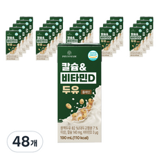 파이토메이드 칼슘&비타민D 두유 플레인, 190ml, 48개