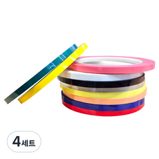 월드크린 바닥 라인 테이프 10종 세트 6mm x 66m, 4세트