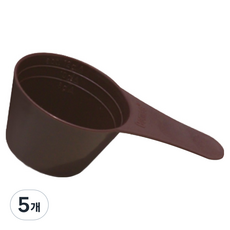 코맥 커피 계량스푼 J1, 브라운, 5개