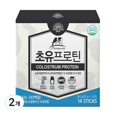 내추럴박스 초유프로틴 단백질 스틱 20g x 14p, 280g, 2개