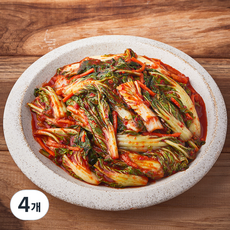 금자네 시원한 보리 얼갈이 김치, 1.5kg, 4개