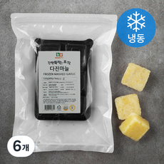 농우 간편뚝딱 조각 다진마늘 (냉동), 400g, 6개