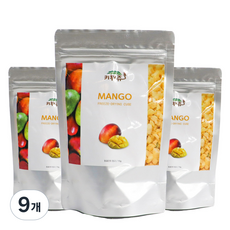 키워쥬 큐브형 동결건조 망고, 15g, 9개