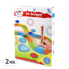 빅드림 아트 디자이너 매직 곡선자 2, 혼합색상, 2세트