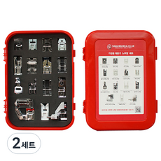 싱거 가정용 미싱 노루발 15종 세트, 2세트