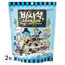 WonderTok 江原道海苔脆片, 2包, 40g