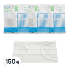 한스웰 데일리 마스크 대형 KF AD, 1개입, 150개, 화이트
