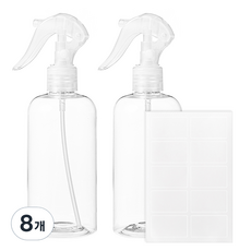 comet 噴槍式噴霧瓶 300ml, 透明, 8個