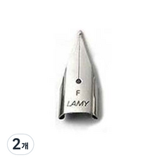 德國 LAMY Rami Safari鋼筆替換筆尖 鋼, F, 2個