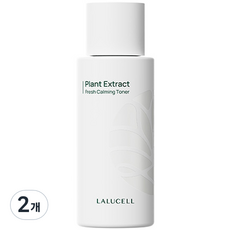 LALUCELL 植物萃取清爽鎮靜化妝水, 200ml, 2個