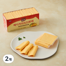 상하치즈 체다 베이커리 치즈, 18g, 2개, 80개입