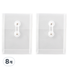 테일스타 화일 메모지 보관 세로형 케이스, 투명, 8개