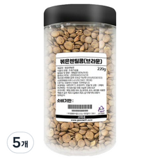 SUPERGOOD Gomine 炒棕色扁豆, 220g, 5個