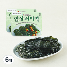 동오식품 염장 쇠미역, 6개, 300g