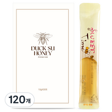 덕수벌꿀 야생화 사양 벌꿀 스틱, 10g, 120개