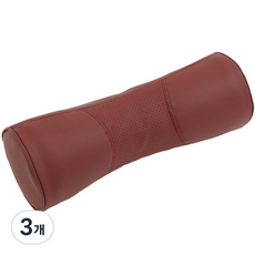 엠노블 메모리폼 목쿠션, 레드, 3개