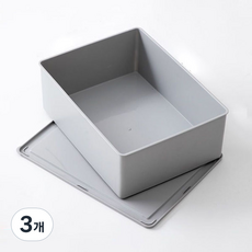 스타 다용도 칸막이 정리함 단일 24.2cm, 06 그레이, 3개