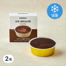 로로멜로 아이스 브륄레 초코맛 (냉동), 80g, 2개, 1개입