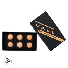온세븐데이 VALL 페이스오일 리무버 리필볼, 6개입, 3개