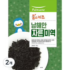 풀스키즈 남해안 자른미역, 100g, 2개