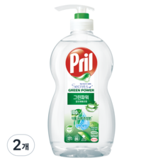 Pril 淨麗 溫和蘆薈洗碗精, 750ml, 2個