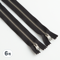 EASY-TEP 3號 鎳拉鍊 圓形 10.16cm, 黑色, 6個