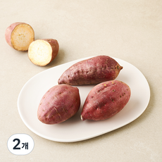 유기농 인증 꿀고구마, 2개, 700g