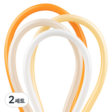 셈퍼텍스 요술풍선 160S 40p 세트, 화이트, 화이트샌드, 피치, 오렌지(랜덤발송), 2세트