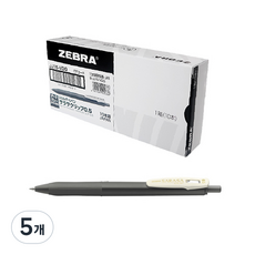 제브라 사라사 클립 빈티지 젤잉크펜 0.5mm 10p, 다크그레이, 5개