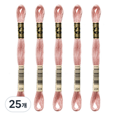 브랜드얀 DMC 25번 면사 자수실, 224번, 25개