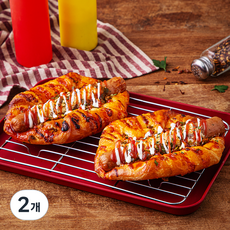 프레시오늘 신선냉장 페스츄리 한돈90 탱글 할라라차 매콤 소시지빵, 155g, 2개입, 2개