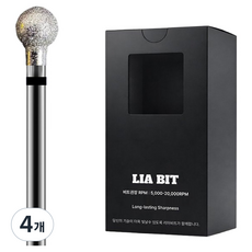 BESSIE 리아비트 라지하드볼 XF 네일비트, 4개, 실버