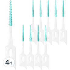 르메이스 치아 브러쉬 치간 칫솔 케이스 민트, 30개입, 4개