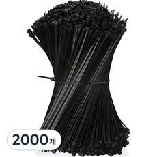 TyrannoTie 束線帶, 2000個, 黑色