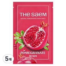 더샘 석류 마스크 시트, 1개입, 5개