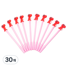 PartyPang 恐龍角色原子筆 0.5mm, 粉紅色, 30個