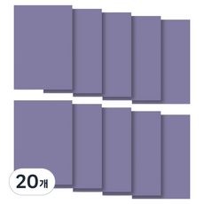 Jeonsong Sangsa 彩色硬紙板 1T 淺紫色 1mm, 20個, A3