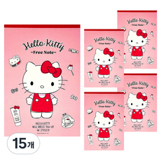 三麗鷗 可撕式筆記本, 15個, Hello Kitty