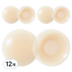 Iropsanghoe 男士自信胸貼 圓形 膚色, 12個