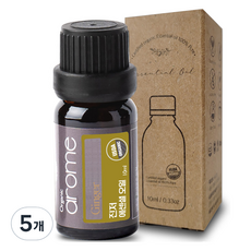 아로므 진저 에션셜 오일, 10ml, 5개