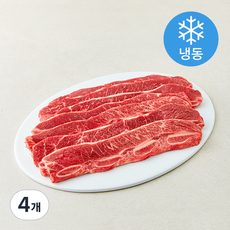 뉴질랜드산 LA갈비 (냉동), 4개, 1kg