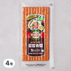 롯데웰푸드 의성마늘 김밥속햄, 100g, 4개