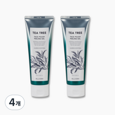 알리원 페이스 폴리쉬 필링젤 티트리, 4개, 120ml