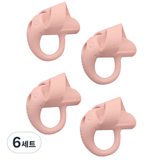 GGOSA 握筆輔助器 大象款 4入組, 粉色, 6組