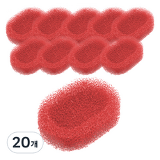 可悲的海綿肥皂盤, 20個, 紅色